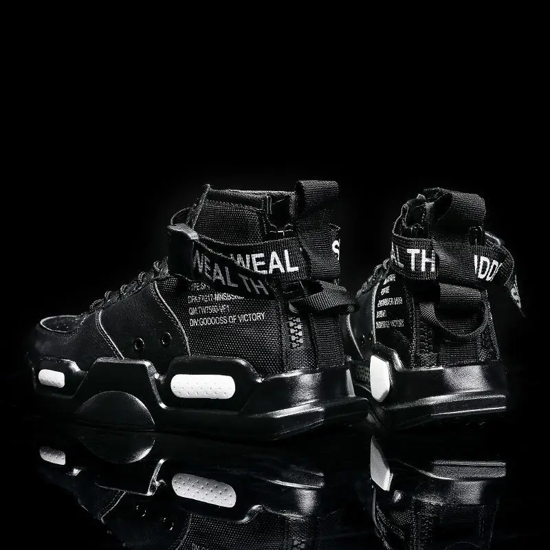 2022 Personality High Top Couple Boots Fashion white Air Cool Street running Shoes Red Anti-skid Sole Outdoor Sports | Спорт и