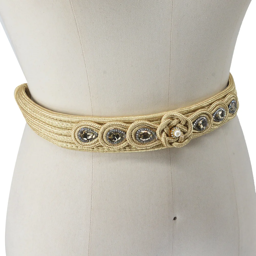 Belt For Kaftan Caftan Ramadan Long Dress Abaya Dubai Arabic Belt Wedding Decoration Belt Fashion Women Clothing Belt