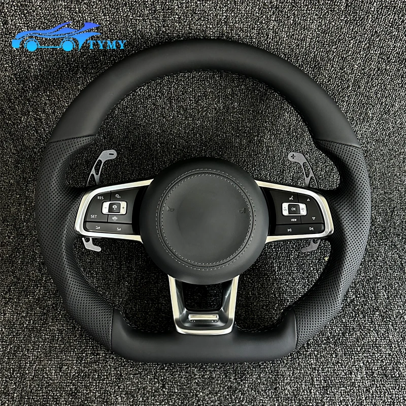 Фото Для Volkswagen Golf MK6 MK7 MK7.5 GTI GTE GTD GTS R-Line Polo 2013-2020, аксессуар для модификации автомобиля, спортивный руль. №1
