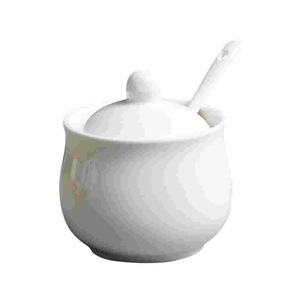 

Кухня контейнер для приправ керамика: с ложкой, керамический сахар, мед для домашней кухни, кладовая, соляная мука, приправа, кофе, чай, серви...