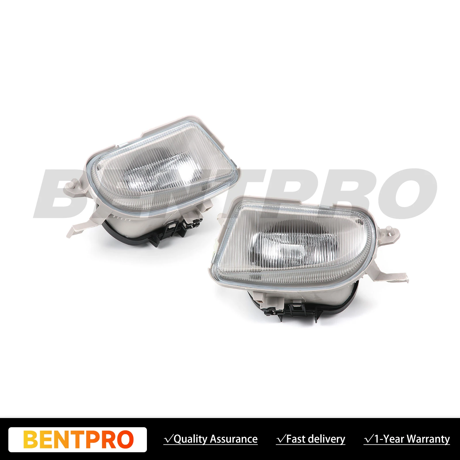 Фото Комплект противотуманных фар для Mercedes Benz E320, SLK230, CLK320, E430, C43 AMG, E55 AMG 2000-2003 гг., артикулы 1708200156, 1708200256 №3