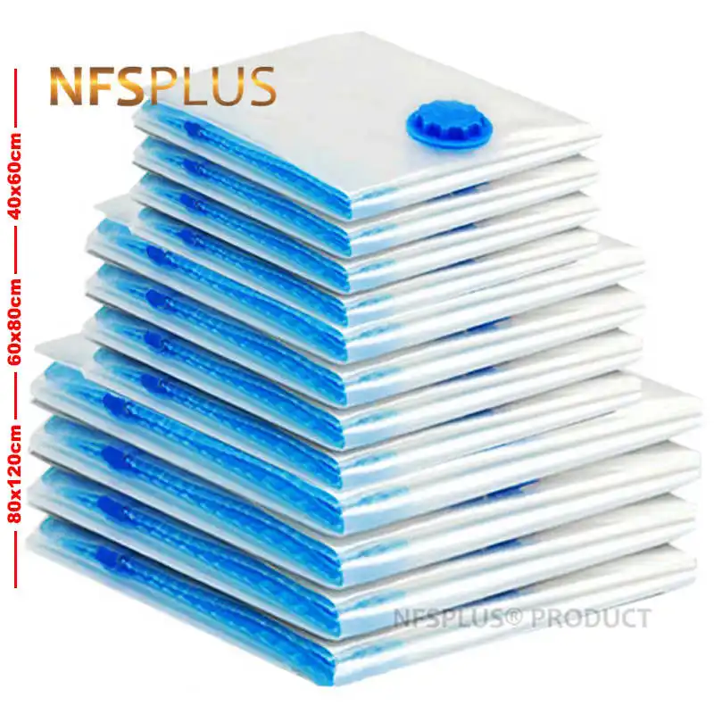 Вакуумные пакеты для хранения одежды одеял 40x60 60x80 80x120 прозрачный шкаф под