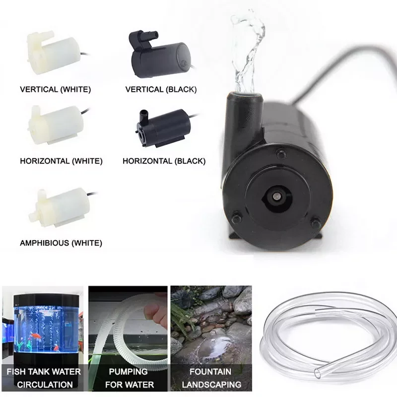 

5V USB Low Noise Brushless Motor Pump120L/H Mini Micro Submersible Water For Diy Kit new