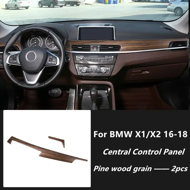 

ABS центральное управление автомобиля, декоративная Защитная панель, обшивка для BMW X2 F47 2018 X1 F48 2016-2018, аксессуары