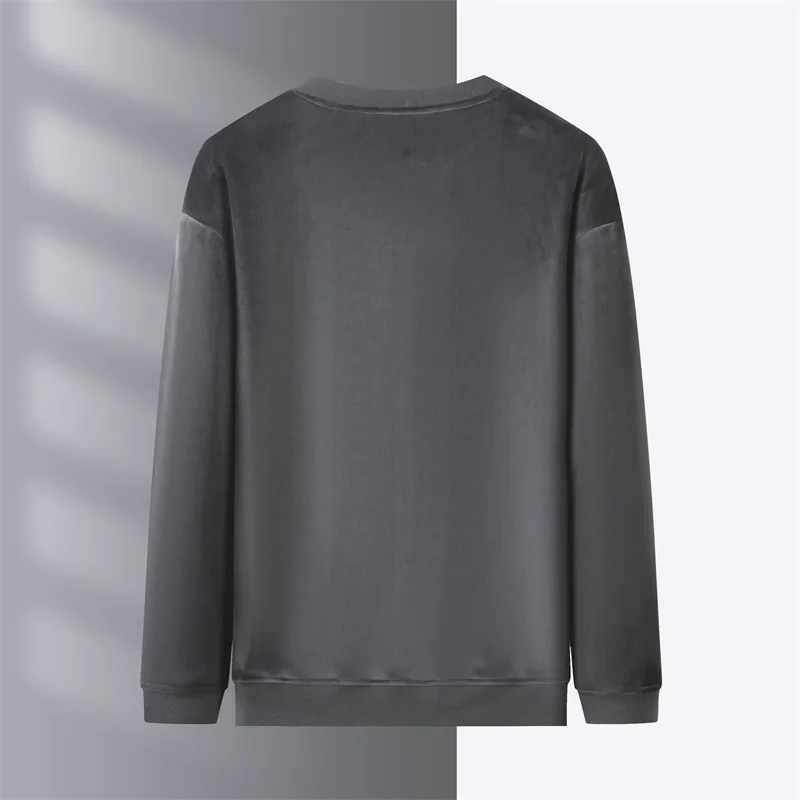 New Winter Thick Warm Fleece Sweatshirts Men Henlry Collar Zip Chest Pockets Casual Thermal Outdoors Pullover Training Top