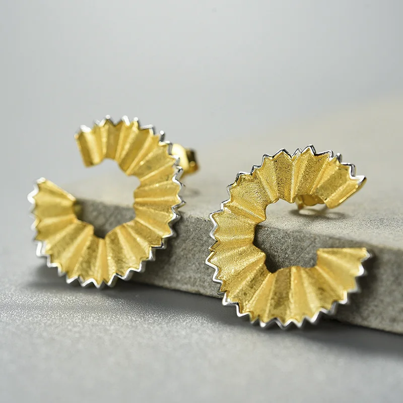 

Серьги-подвески женские из серебра 925 пробы, С-образным дизайном