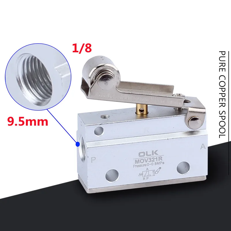 MOV-01 MOV-02 MOV-03A MOV321 MOV321PB/PP/PPL/EB/TB/LB 3-ходовой 2-позиционный пневматический клапан