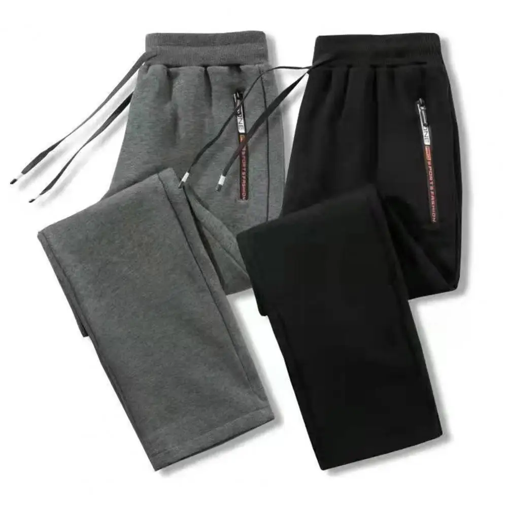 

Male Trousers Mens Joggers Pants Sweatpants Zipper Pockets Casual Pants Stretchy Pants Men Streetwear Sweatpants Outdoor Sports
