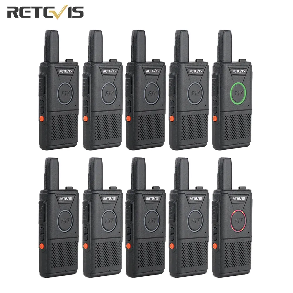 Cheap Walkie Talkie 10 pcs Retevis RT618 PMR Radio PMR446 FRS Handy Two-Way Radio Walkie Talkies Walk Talk For Hotel Restaurant