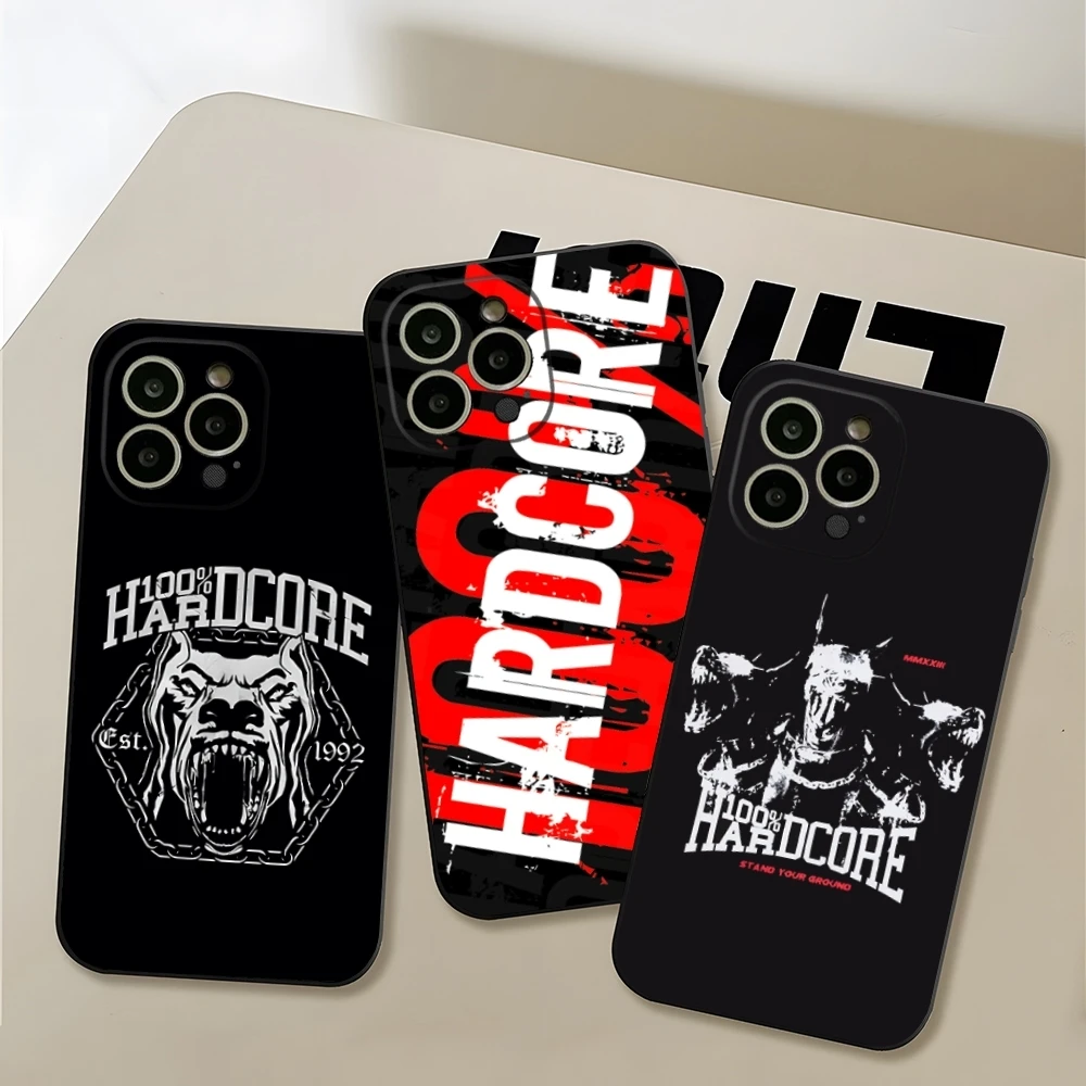 Чехол для телефона 100 Hardcore Dog To The Bone Iphone 15 Pro 14 Max 12 16 Plus 11 13 Xr X Xs 7 8 роскошная задняя