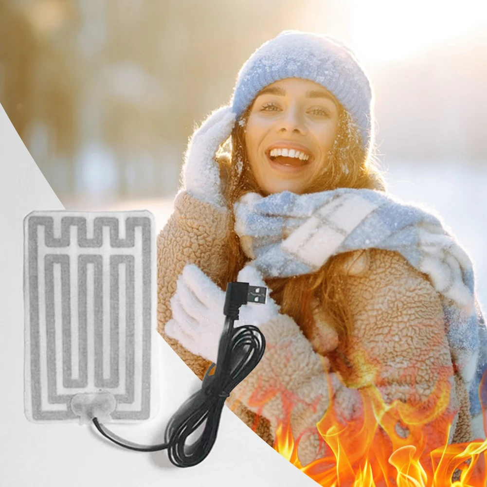 USB-нагревательная пленка электрическая грелка для ног складной USB-нагревательный