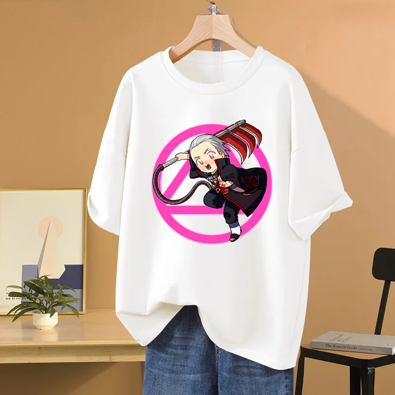 Футболка мужская и женская с рисунком из искусственного аниме
