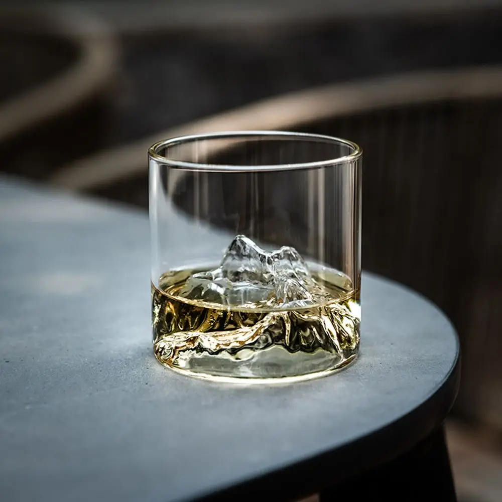 

Transparent Glass Cup Heat-resistant Double Wall Beer Coffee Cup Cocktail Vodka Wine Mug Drinkware Table Decor