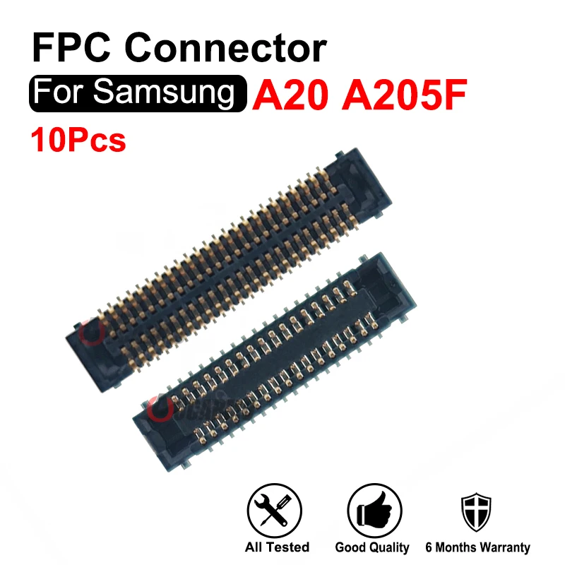 10 шт., гибкий разъем для зарядного устройства USB для Samsung Galaxy A20 A205F