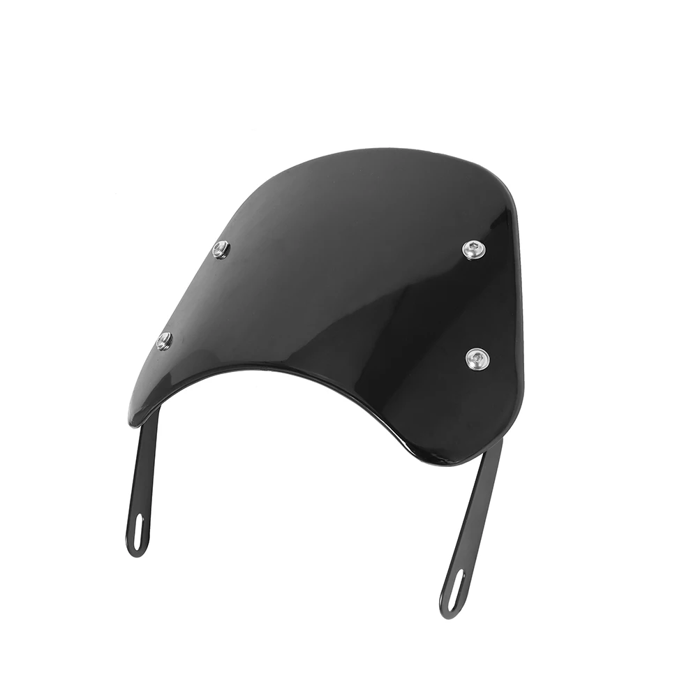 

Мотоциклетный черный универсальный 6,5 "-9,45" фара регулируемый ветровой дефлектор лобовое стекло для Harley Honda Yamaha Kawasaki