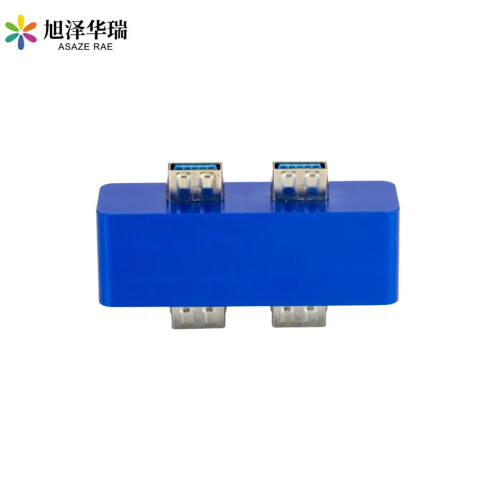 Фото Герметичный разъем Asaze Rae 2*USB 3.0 F/F, герметичный модуль D-Frame, вакуумный герметичный проходной соединитель, индивидуальные решения для промышленности №1