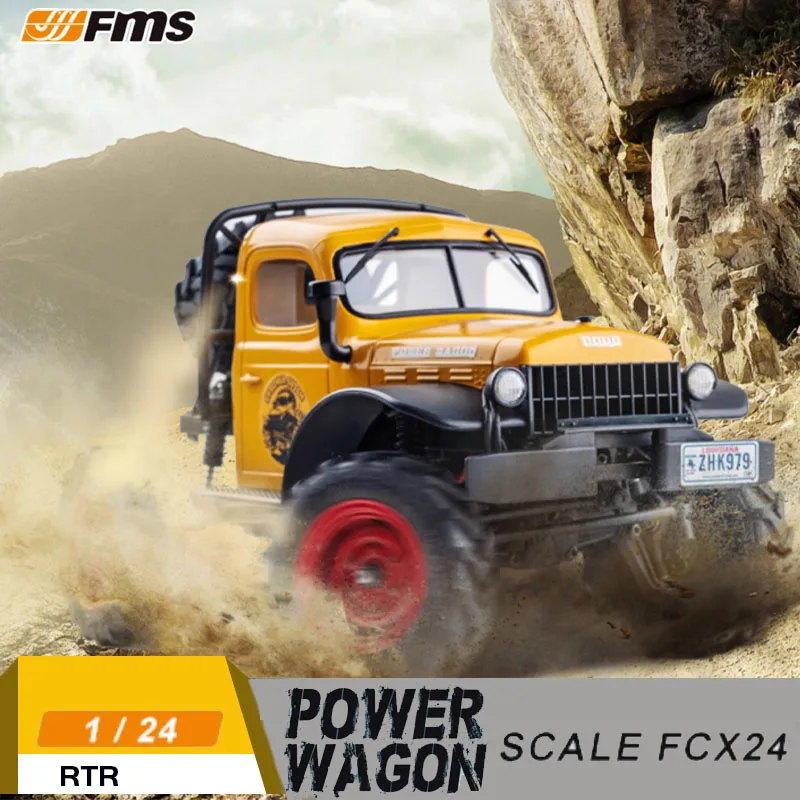 Fms 1:24 мощный вагон Xiaoqi Rtr Радиоуправляемый автомобиль 4wd подъем на расстоянии с