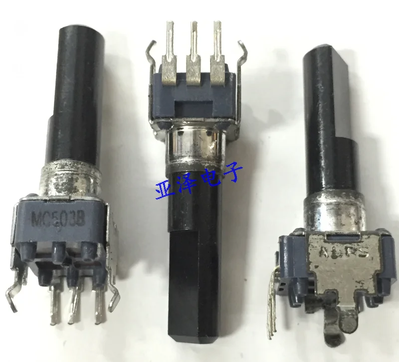 

4PCS RK09 type 3 feet a single union potentiometer B50K axial length 23 mm volume potentiometer