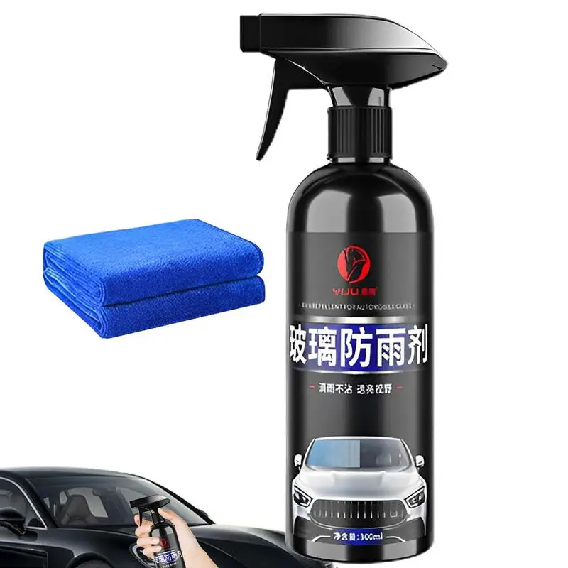 

Пленка для автомобильного стекла, противотуманное покрытие, водоотталкивающее, непромокаемое спрей с полотенцем для автомобильного зеркала заднего вида на лобовое стекло