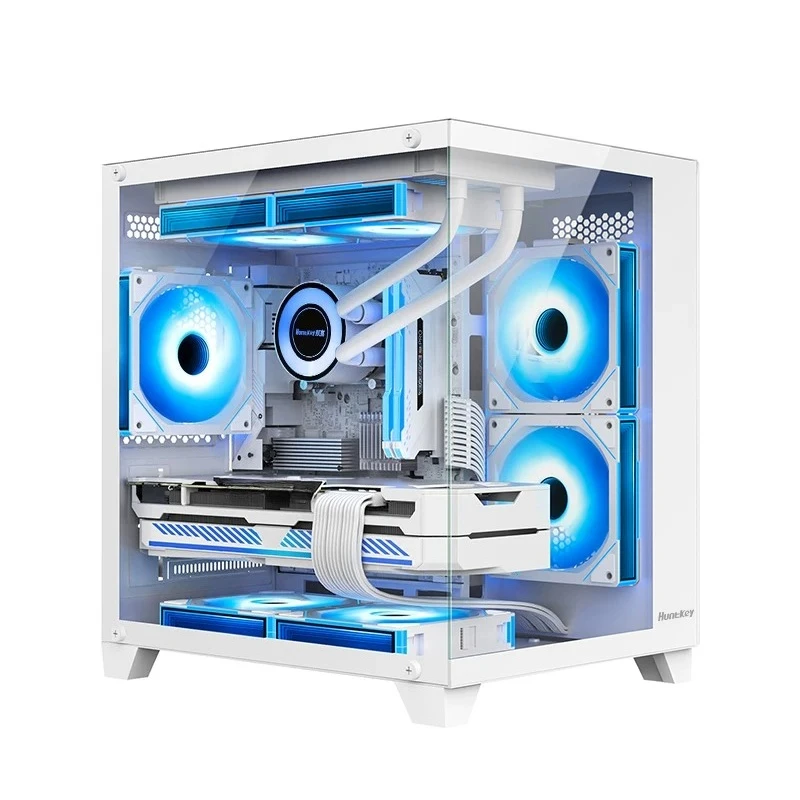Фото K66 D8 Портативный металлический корпус для настольного ПК формата ITX Mini-A4, подходит для компактного блока питания 1U. №1