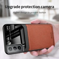 funda for samsung galaxy s22 ultra case pu leather camera protection case for samsung s21 plus s22 s20 fe business cover