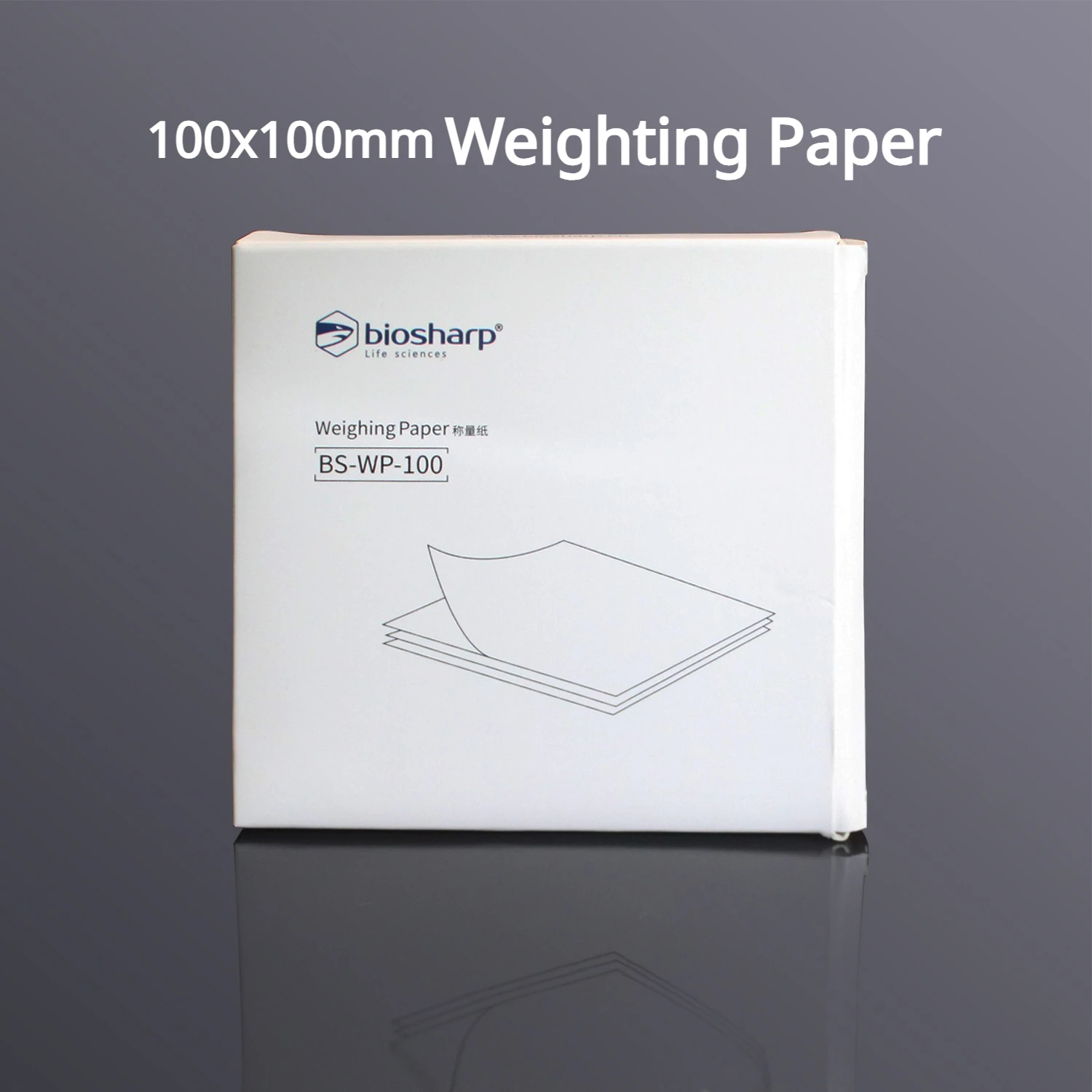 

500pcs/pack Lab Square Sulfate Weighing Paper 75/100/150mm Weighing Vessel Pad Balance Paper for Teaching Instrument