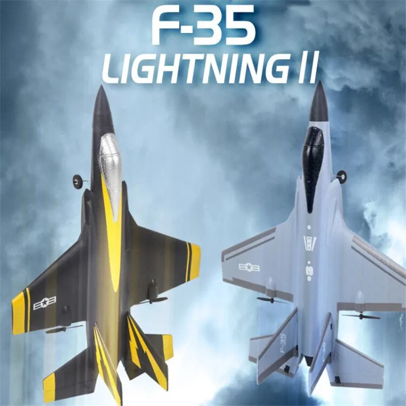 

Rc Plane F35 F22 Fighter 2.4G 4CH EPP RC Airplane Wingspan Remote Control Plane Warbird RTF Flight Toys for Boys Kids Children