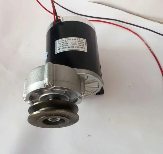 600 Вт 36 В 48 постоянный магнит матовый ременный шкив мотор-редуктор постоянного