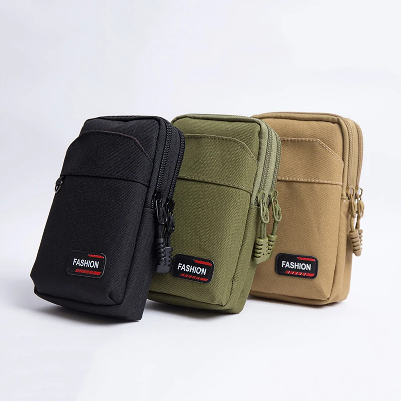 edc molle bag purse singledouble layer outdoor military waist fanny pack men phone pouch camping hunting tactical waist bag free global shipping