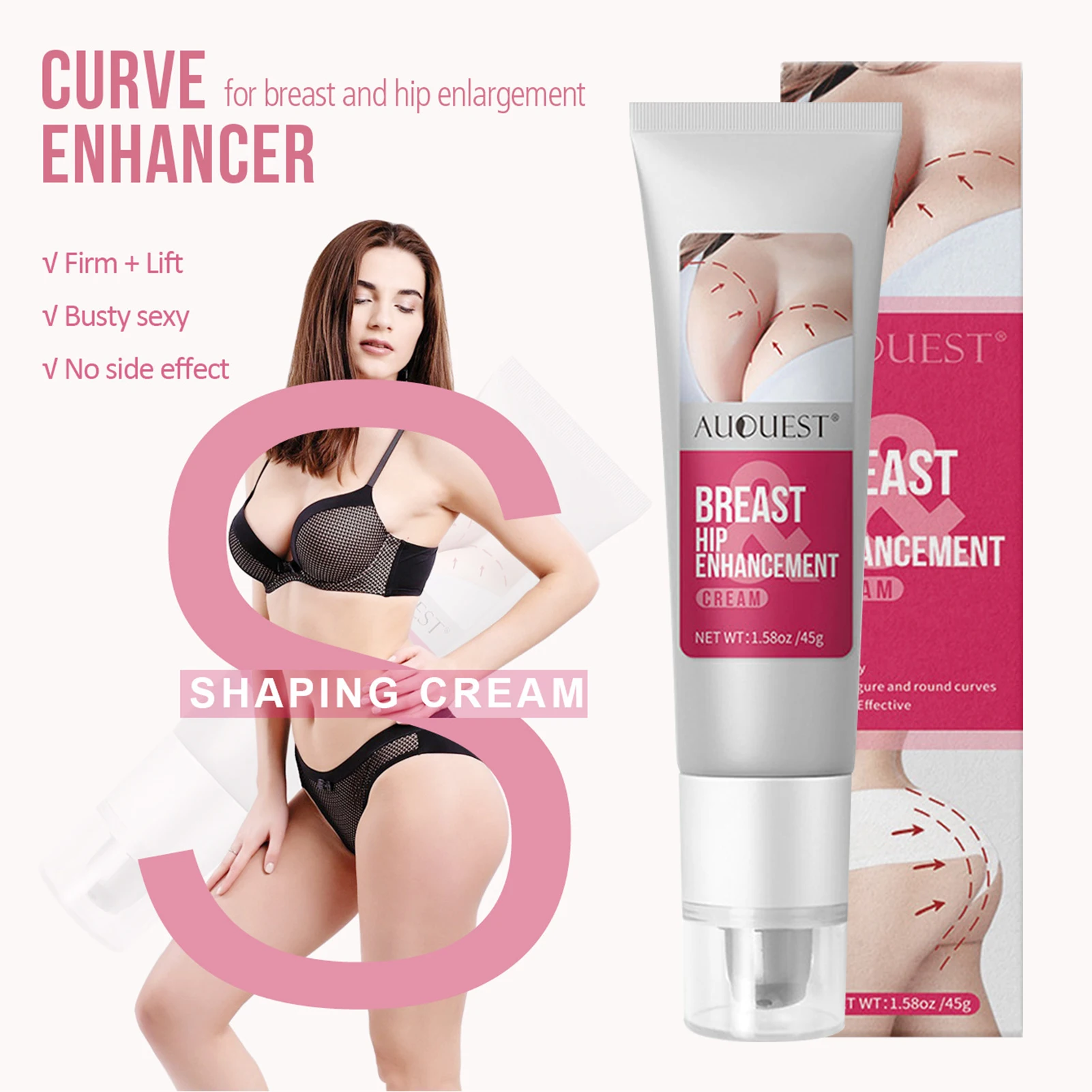 Эфирный крем для увеличения груди натуральный укрепляющий растительный