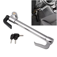 car clutch pedal lock stainless steel steering wheel lock anti theft lock vehicle security lock tools d7ya