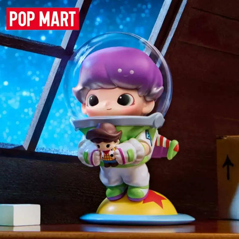 Фото POPMART DIMOO WORLD PIXAR Series: Модная коллекционная фигурка-сюрприз (случайный выбор), аниме-фигурка, игрушка, модель, украшение, кукла №1
