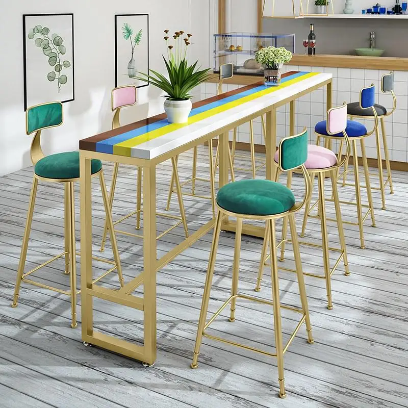 Кофейный стол и стул комбинация европейского стандарта барный | Стулья