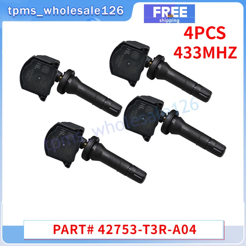 4 шт./лот датчик системы контроля давления в шинах 42753-T3R-A04 для 2019 Acura ILX TPMS ДАТЧИКИ