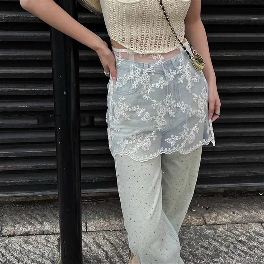 Женская мини-юбка в корейском стиле Y2k