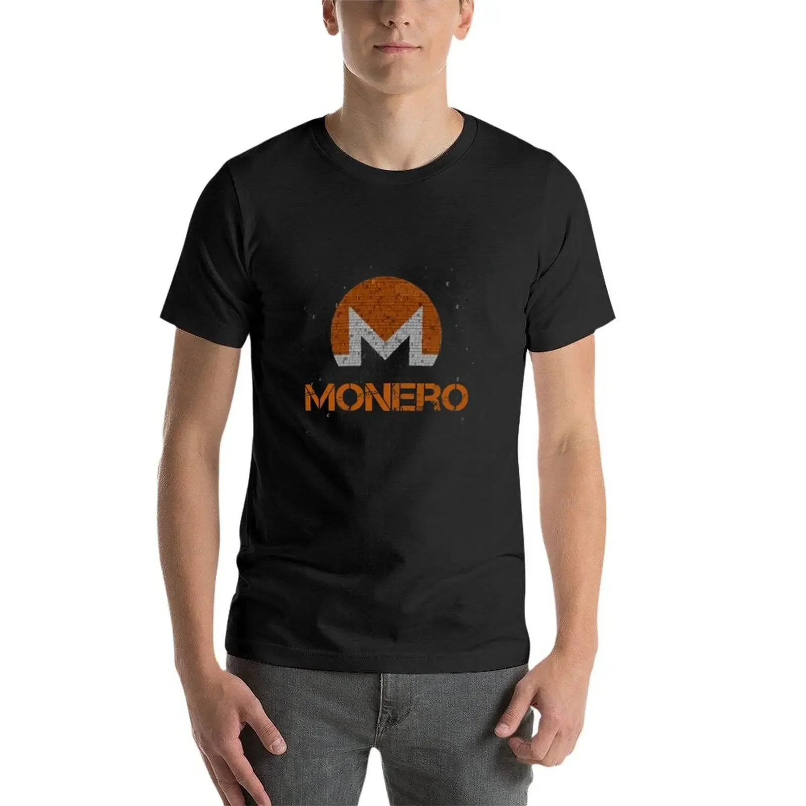 Винтажная футболка Monero рубашка Croswit мужские футболки с аниме