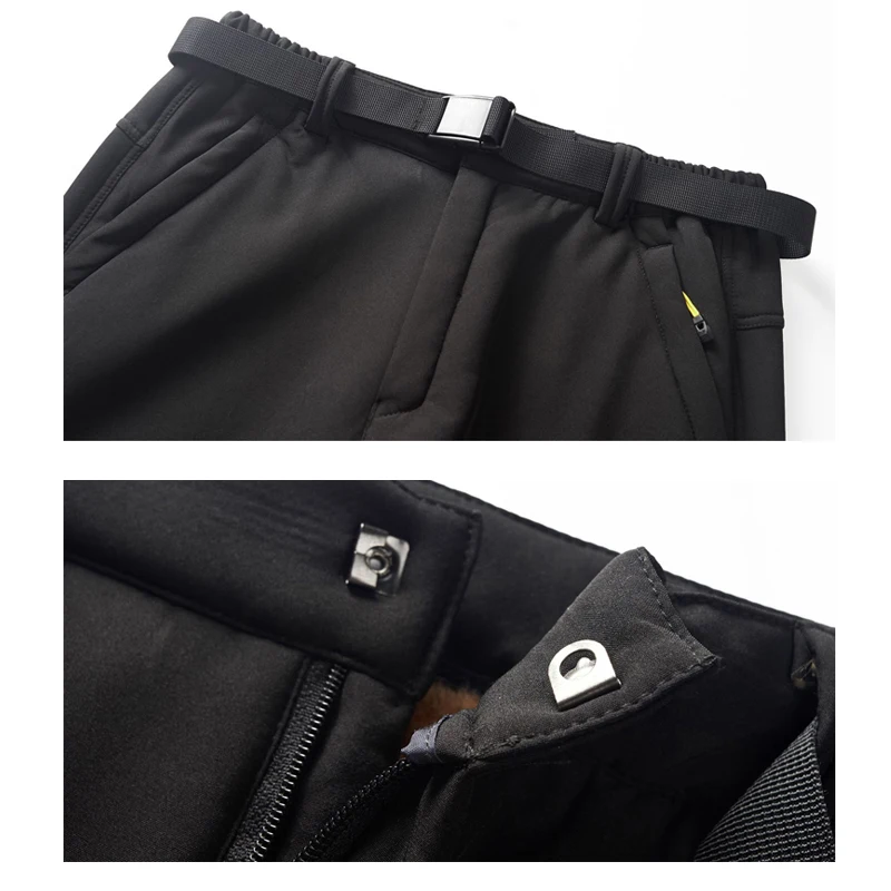 Мужские зимние брюки TRVLWEGO для походов кемпинга мягкие ветрозащитные утепленные