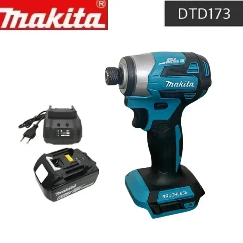 Литиевая отвертка Makita новая ударная Dtd173 бытовая электрическая ручная дрель