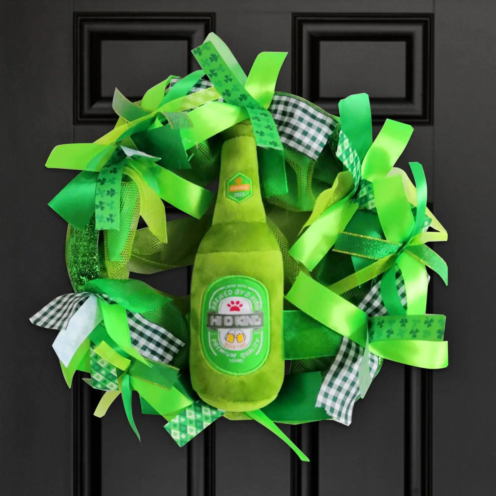 

Green 's Day Wreath Shamrock Garland for Home Indoor Outdoor Decoration