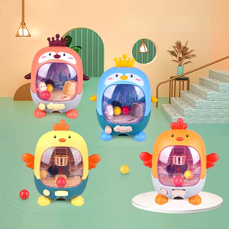 

Kid Desktop Game Chicken Shooting Machine Penguin Football Machine Finger Ejection Parent-child Interactive Educational Toy Gift