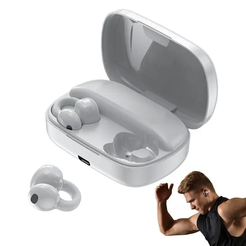 

Bone Conduction Headphones Clip-On Earphones For Sports Listening And Calling Supplies With HIFI Effect For Dancing Cycling