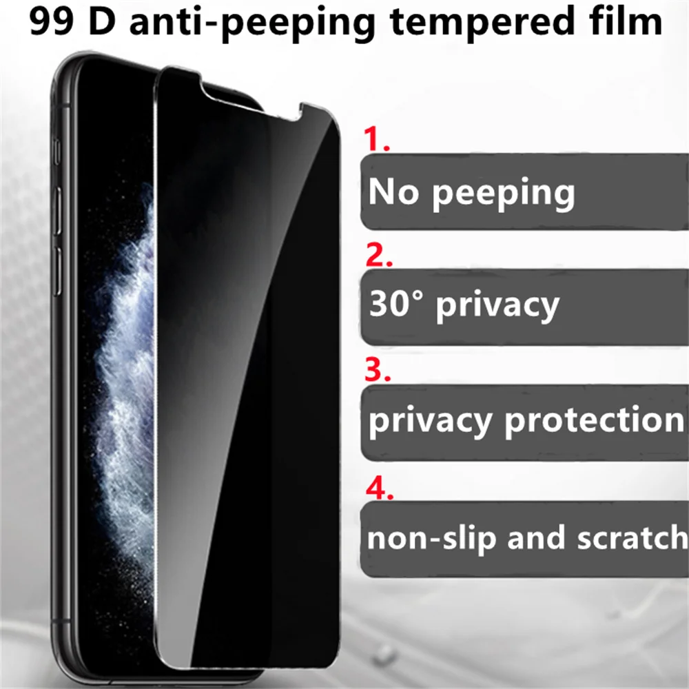 

1Pcs Anti Spy Tempered Glass For IPhone 6 7 8 plus XR xs Max 11 11Pro Max SE 12 Pro Max 13 Pro Max mini Privacy Screen protector