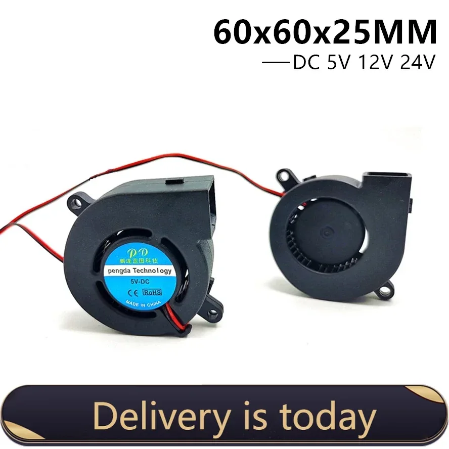 6 см 6025 60x60x25 мм вентилятор постоянного тока 5 В 12 24 60X25 для увлажнителя 2PIN