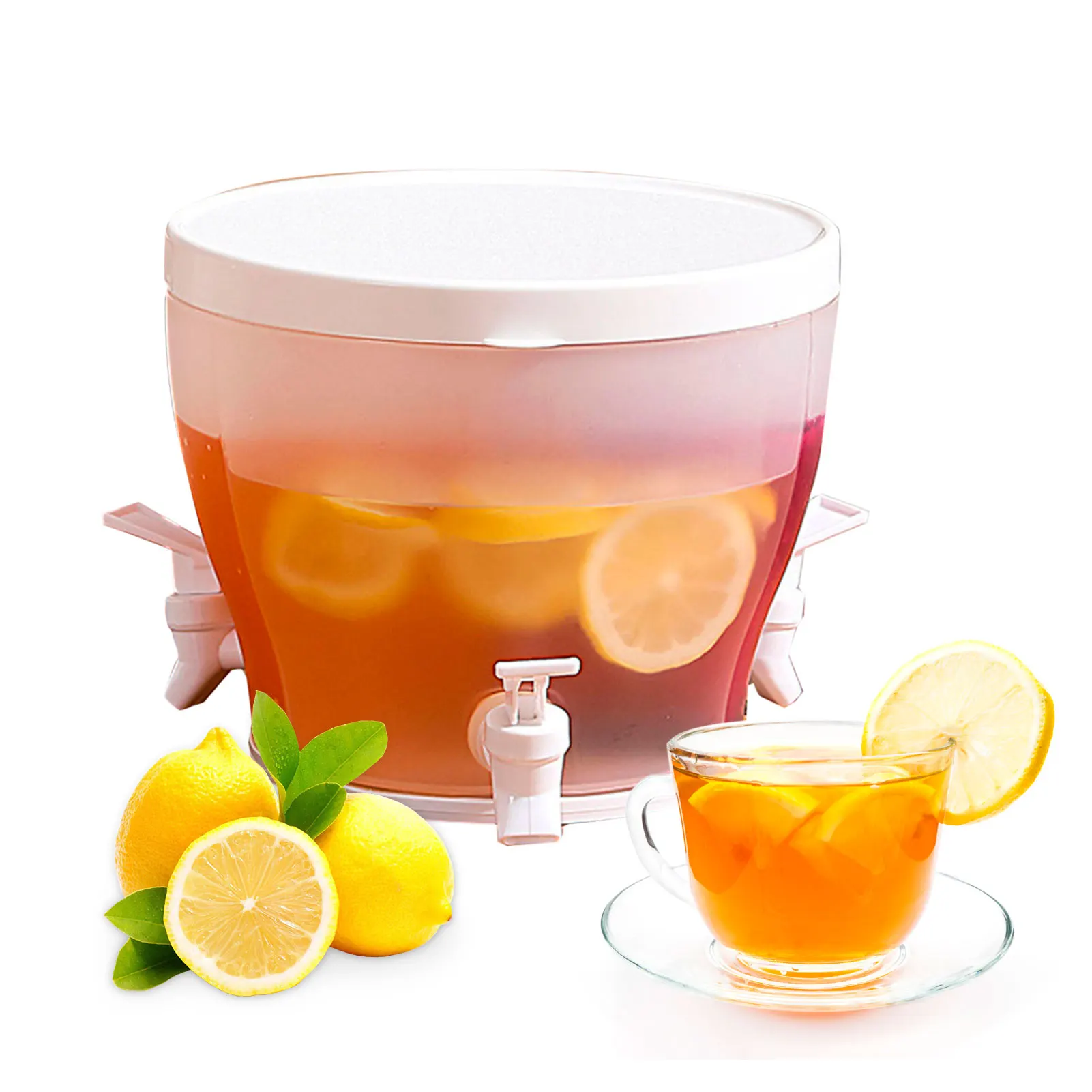 

Cold Kettle With Tap For Fridge PP Drink Dispenser For Parties Countertop Water Dispenser Milk Juice Water Dispensers For