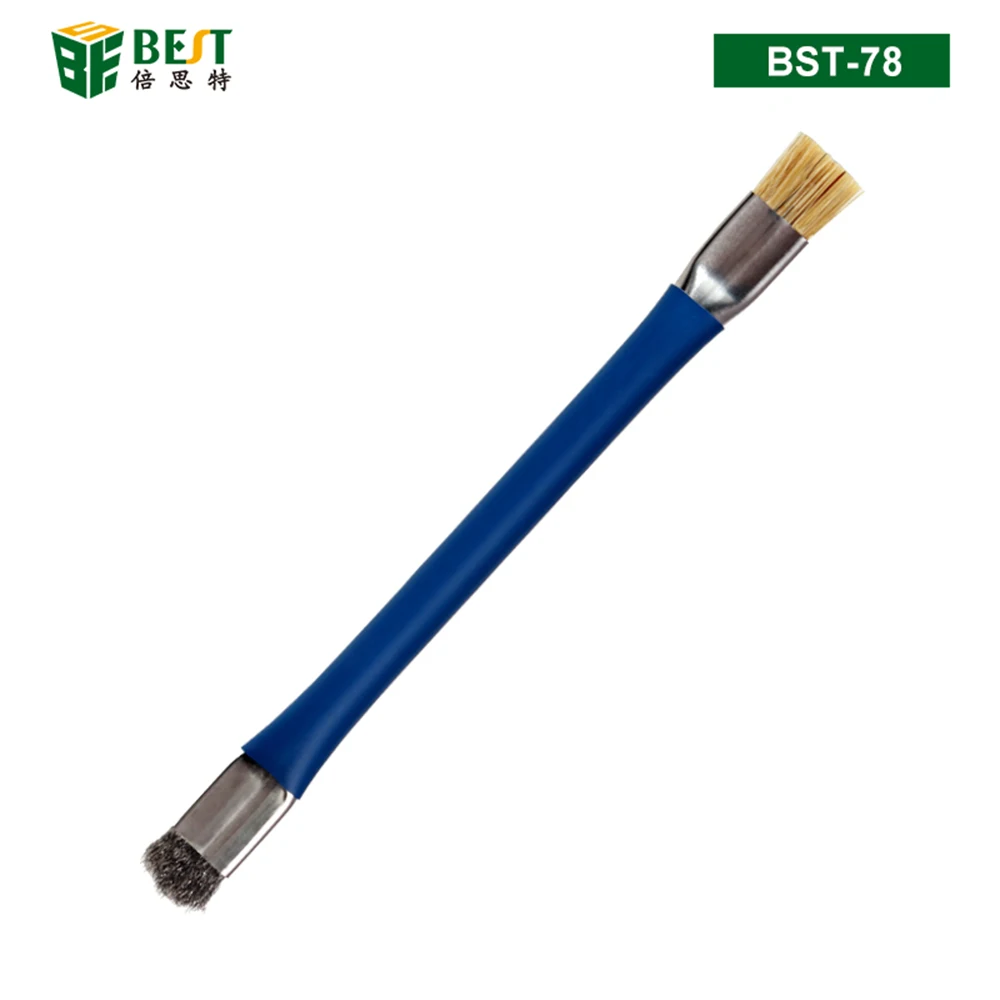 

1 шт., антистатическая щетка с двойной головкой, ESD, безопасная щетка для чистки материнской платы для мобильного телефона, инструменты для электронного ремонта печатных плат