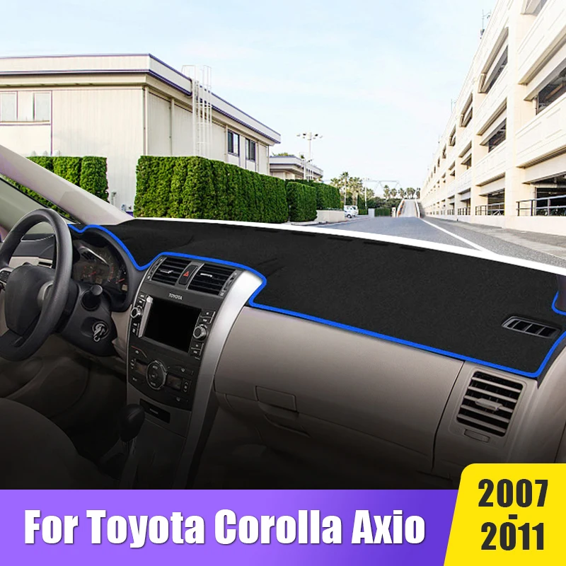 

For Toyota Corolla Axio 2007 2008 2009 2010 2011 Car Dashboard Cover Mat Instrument Desk Pad Anti-UV Mats Interior Accessories