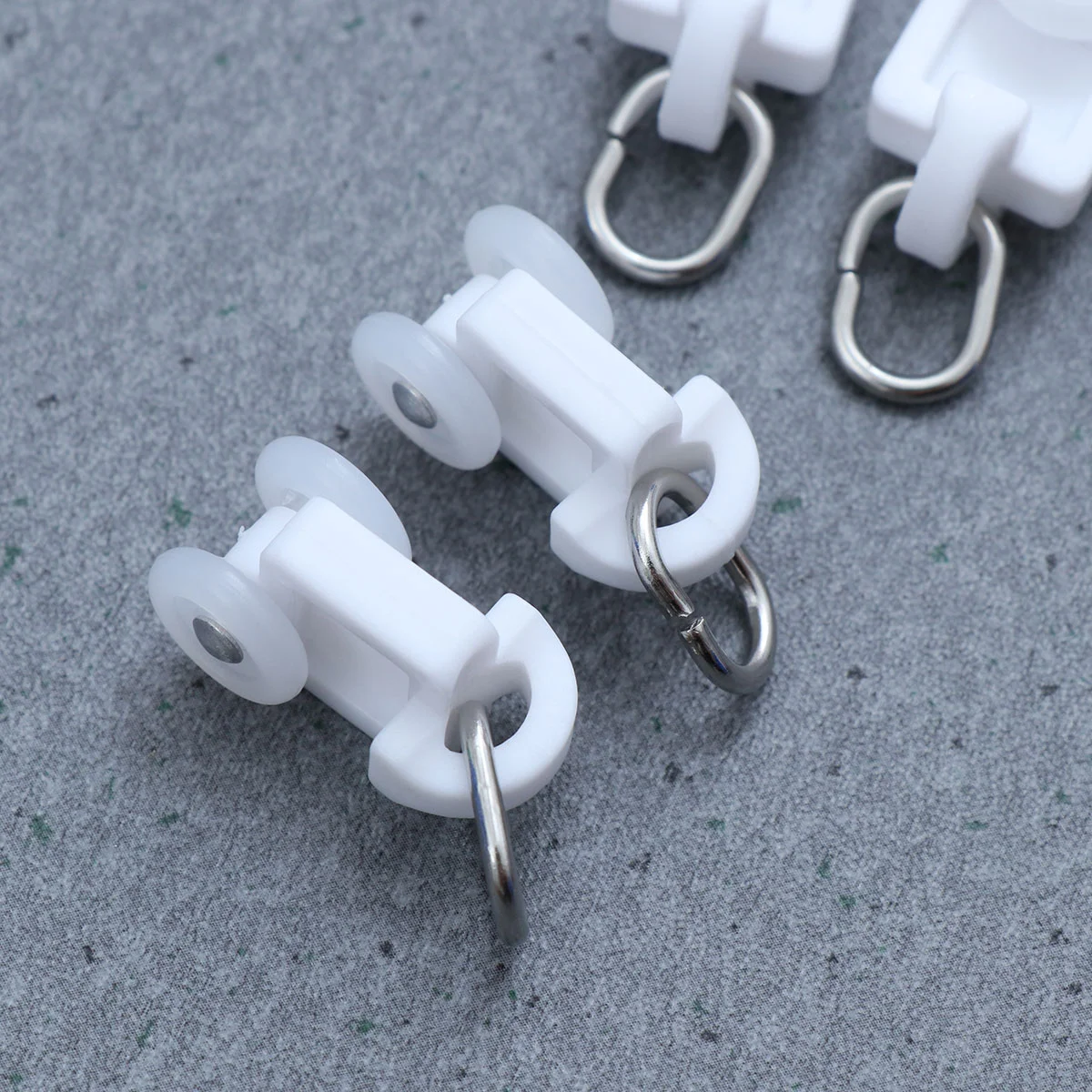 50PCS Curtain Rolle Rail Accessories Mute Hook Track Pulley Roller | Automatic Control System