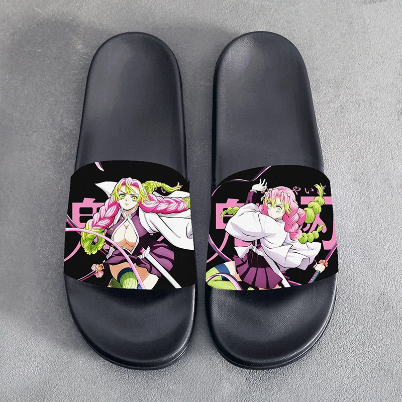 Летние сандалии тапочки Аниме рассекающий демонов Rengoku Kyoujurou для косплея