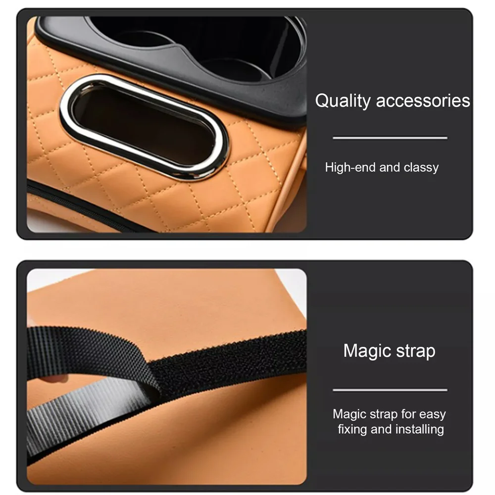 Многофункциональная подушка для автомобильного подлокотника с подстаканником и