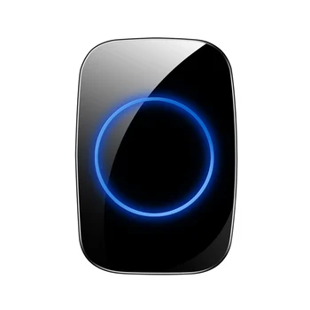 eMastiff 433mhz Wireless Doorbell Waterproof Smart Home Door Bell Chime Kit LED Flash Security Alarm Welcome House Melodies 3